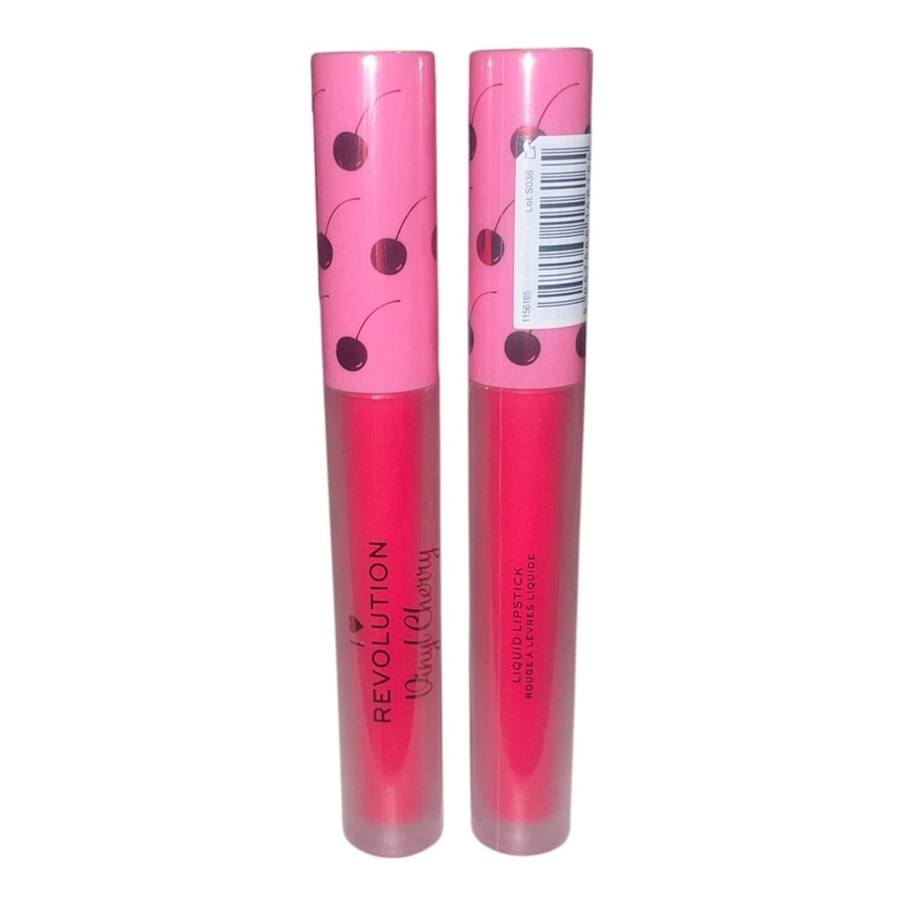 I Heart Revolution Vinyl Cherry Liquid Lipstick - Wild Cherry
